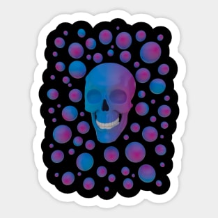 Happy skull Sticker